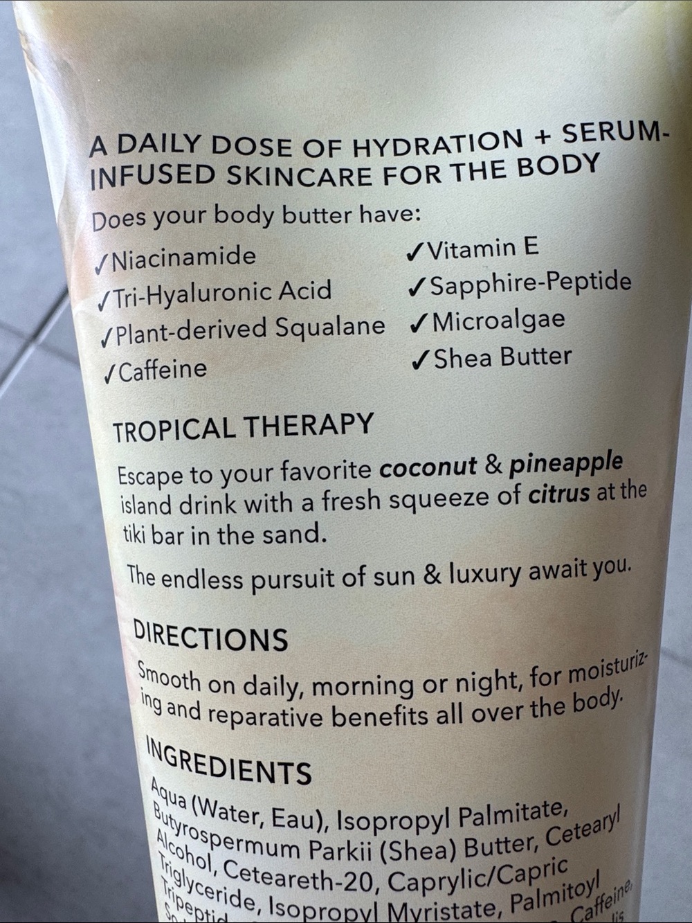 Nakery Beauty SkinToning Body Butter - Tropical Therapy NWT - Picture 3 of 6